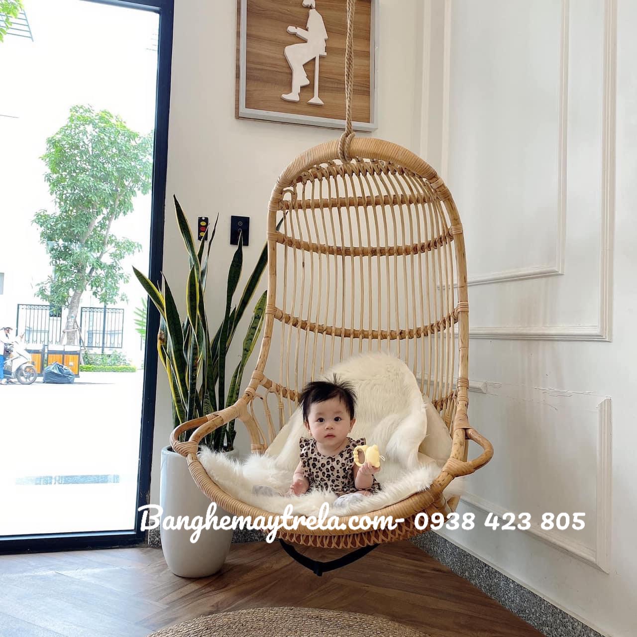 Ghế xích đu mây treo